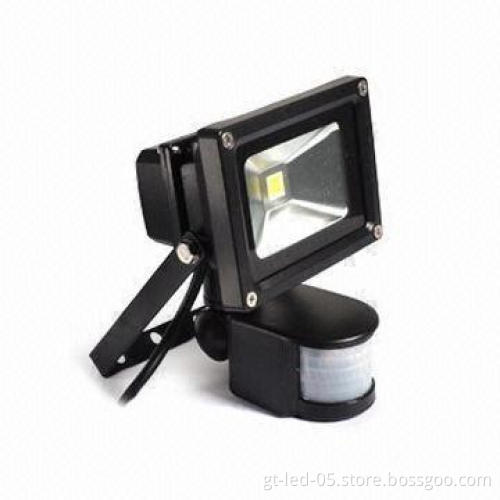 10W PIR Motion Sensor LED Floodlight with 10/20/30/50W Power and EMC/SAA/C-tick Marks